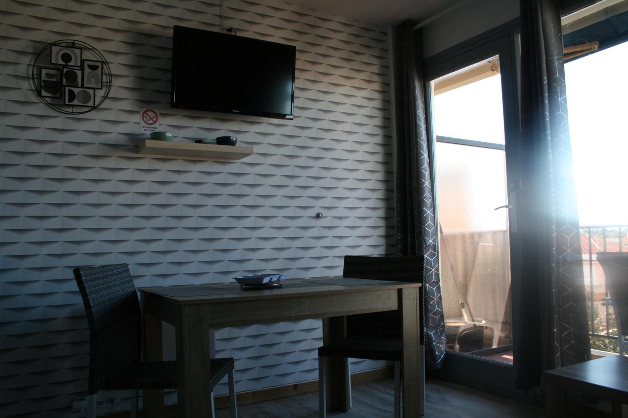 Charmant Studio 20 M De La Plage Canet Exterior foto